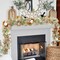 2 Pack Fall Leaf Garlands for Mantle Fireplace, 5.8Ft Autumn Leaves Decor(White)v